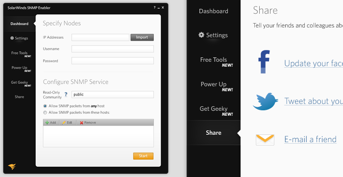 SolarWinds SNMP Enabler